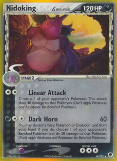 Nidoking (6/101) (Delta Species) (Stamped) [EX: Dragon Frontiers]-1