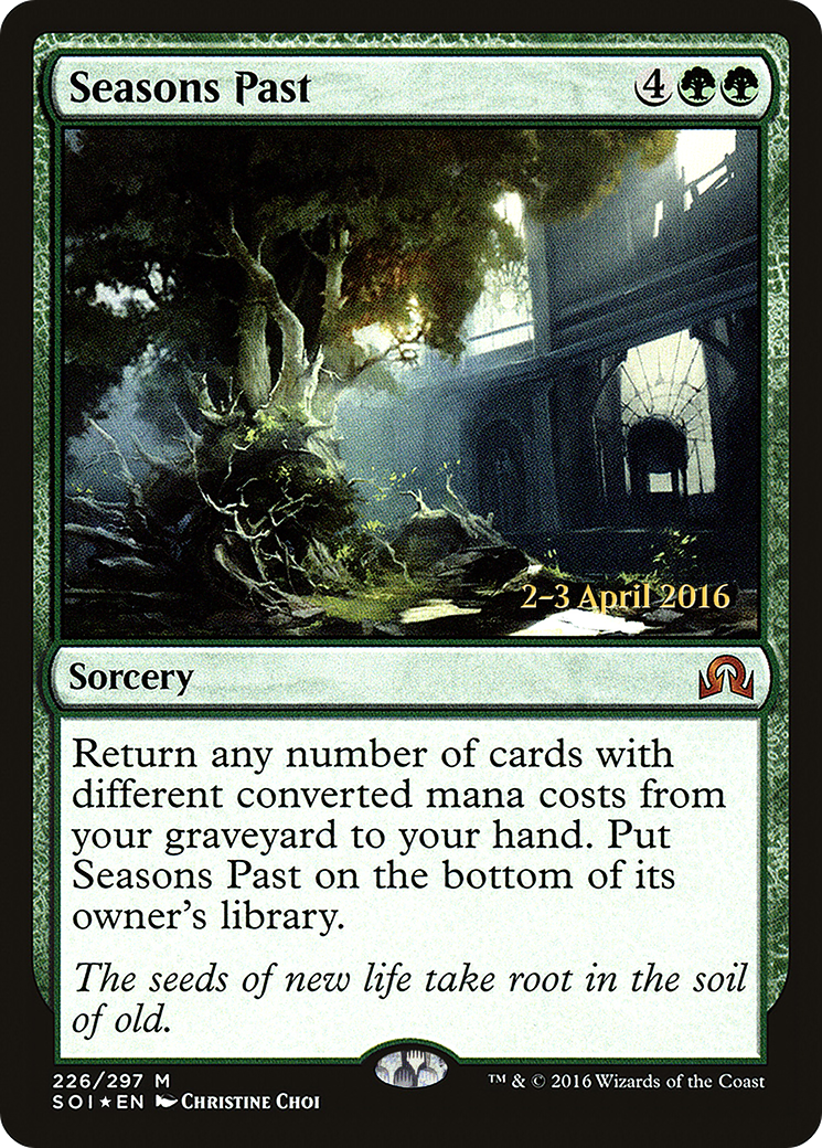 Seasons Past [Shadows over Innistrad Prerelease Promos]-1