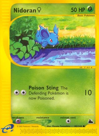 Nidoran (82/144) (Female) [Skyridge]-1