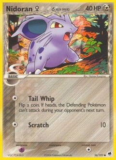 Nidoran (56/101) (Female) (Delta Species) [EX: Dragon Frontiers]-1