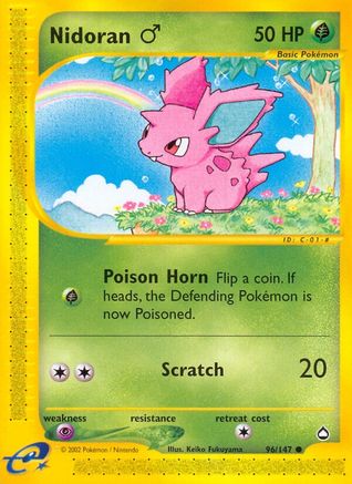 Nidoran (96/147) (Male) [Aquapolis]-1
