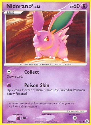 Nidoran (97/132) (Male) [Diamond & Pearl: Secret Wonders]-1