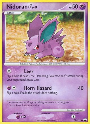 Nidoran (72/111) (Male) [Platinum: Rising Rivals]-1