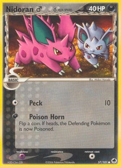 Nidoran (57/101) (Male) (Delta Species) (Stamped) [EX: Dragon Frontiers]-1