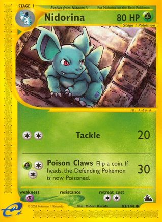Nidorina (83/144) [Skyridge]-1