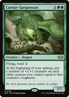 Canopy Gargantuan [Tarkir: Dragonstorm Commander]-1