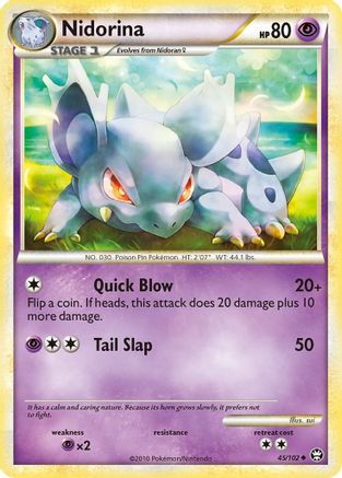 Nidorina (45/102) [HeartGold & SoulSilver: Triumphant]-1