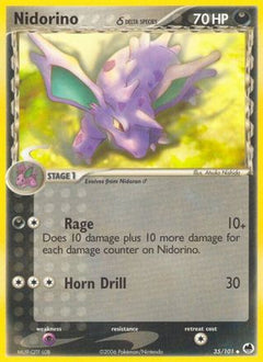 Nidorino (35/101) (Delta Species) [EX: Dragon Frontiers]-1