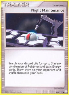 Night Maintenance (113/123) [Diamond & Pearl: Mysterious Treasures]-1
