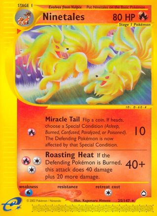 Ninetales (25/147) [Aquapolis]-1