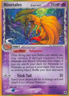 Ninetales (8/101) (Delta Species) (Stamped) [EX: Dragon Frontiers]-1
