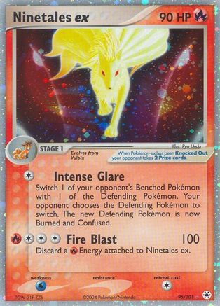 Ninetales ex (96/101) [EX: Hidden Legends]-1