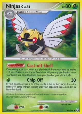Ninjask (67/146) [Diamond & Pearl: Legends Awakened]-1