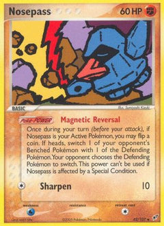 Nosepass (42/107) (Stamped) [EX: Deoxys]-1
