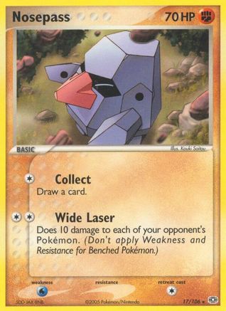 Nosepass (17/106) (Stamped) [EX: Emerald]-1