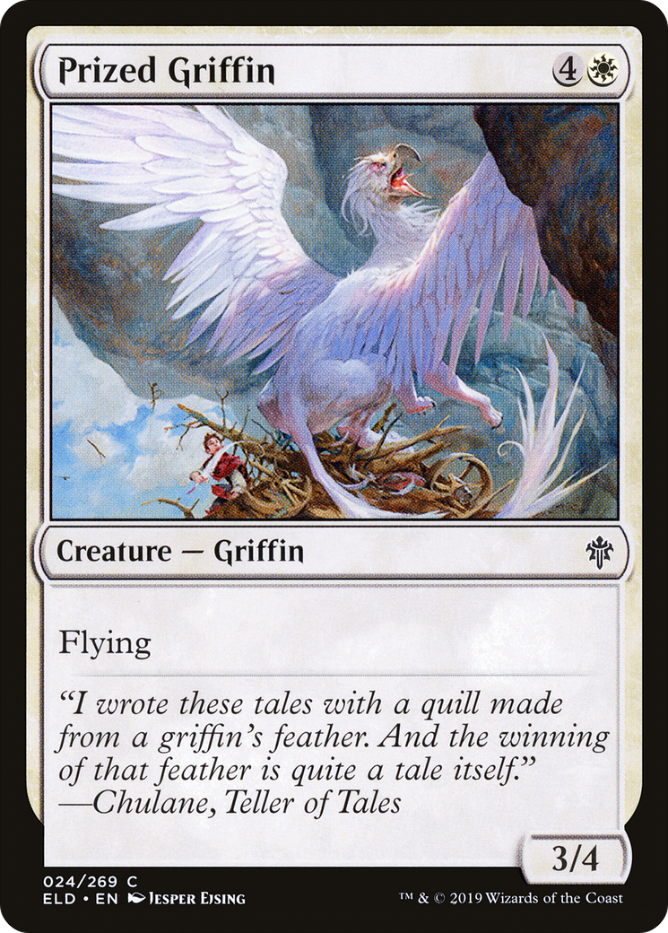 Prized Griffin [Throne of Eldraine]-1
