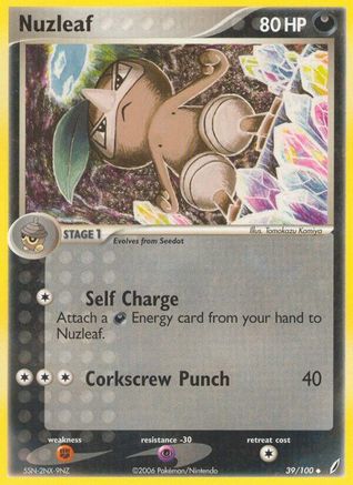 Nuzleaf (39/100) (Stamped) [EX: Crystal Guardians]-1
