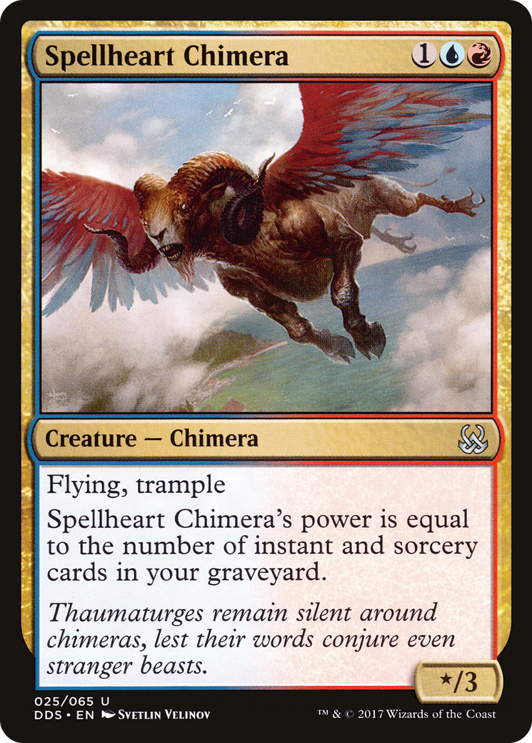 Spellheart Chimera [Duel Decks: Mind vs. Might]-1