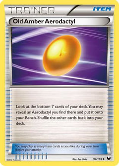 Old Amber Aerodactyl (97/108) [Black & White: Dark Explorers]-1