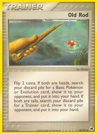Old Rod (78/101) (Stamped) [EX: Dragon Frontiers]-1