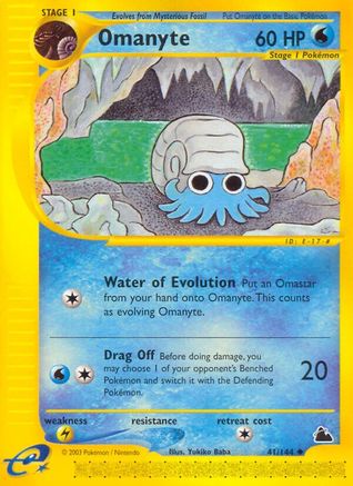 Omanyte (41/144) [Skyridge]-1