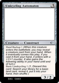 Unicycling Automaton (UNK-CA03) - Unknown Event-1
