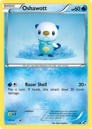Oshawott (28/114) [Black & White: Base Set]-1