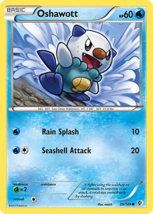 Oshawott (39/149) [Black & White: Boundaries Crossed]-1