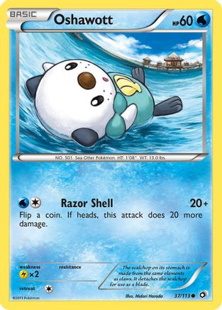 Oshawott (37/113) [Black & White: Legendary Treasures]-1