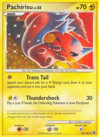 Pachirisu (43/100) [Diamond & Pearl: Majestic Dawn]-1