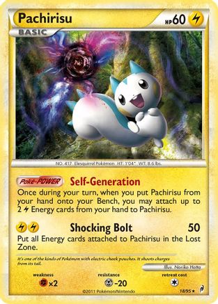 Pachirisu (18/95) [HeartGold & SoulSilver: Call of Legends]-1