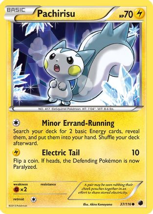 Pachirisu (37/116) [Black & White: Plasma Freeze]-1