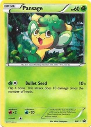 Pansage (BW11) [Black & White: Black Star Promos]-1