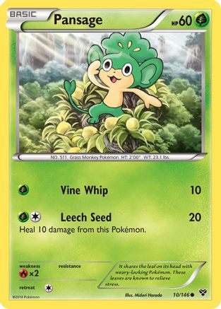 Pansage (10/146) [XY: Base Set]-1