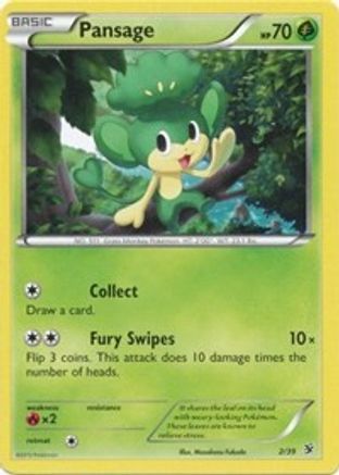 Pansage (2/39) [XY: Kalos Starter Set]-1