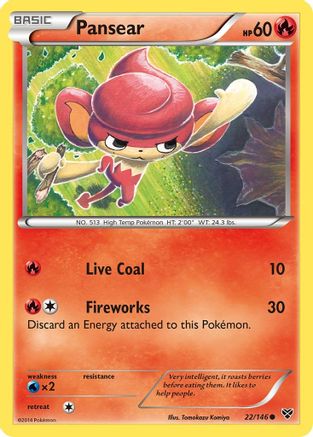 Pansear (22/146) [XY: Base Set]-1