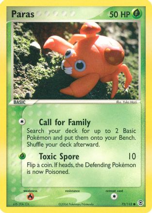 Paras (72/112) [EX: FireRed & LeafGreen]-1