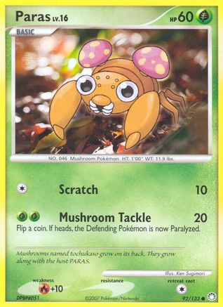 Paras (92/123) [Diamond & Pearl: Mysterious Treasures]-1