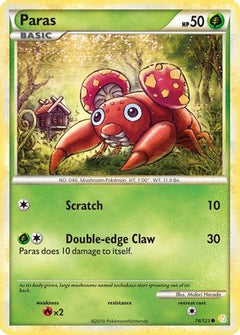 Paras (76/123) [HeartGold & SoulSilver: Base Set]-1