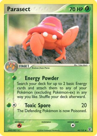 Parasect (43/112) [EX: FireRed & LeafGreen]-1