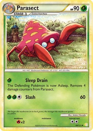 Parasect (48/123) [HeartGold & SoulSilver: Base Set]-1