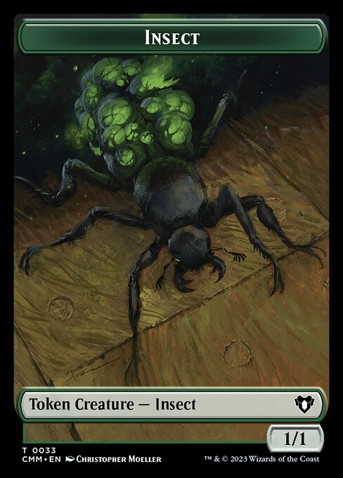 Eldrazi Spawn // Insect Double-Sided Token [Commander Masters Tokens]-2