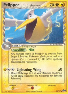 Pelipper (14/17) (Delta Species) [POP Series 5]-1
