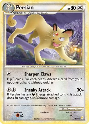 Persian (27/123) [HeartGold & SoulSilver: Base Set]-1