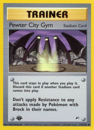 Pewter City Gym (115/132) [Gym Heroes Unlimited]-1