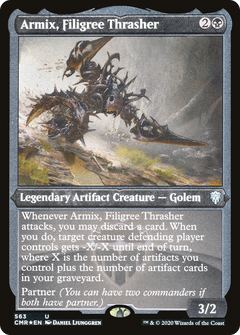 Armix, Filigree Thrasher (Etched) [Commander Legends]-1
