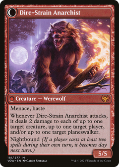 Volatile Arsonist (VOW-181) - Innistrad: Crimson Vow: (Double Faced Transform) Foil-2