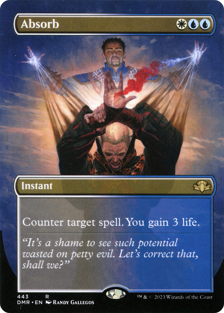Absorb (Borderless Alternate Art) [Dominaria Remastered]-1