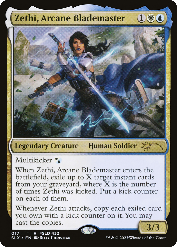 Zethi, Arcane Blademaster (SLX-017) - Universes Within-1