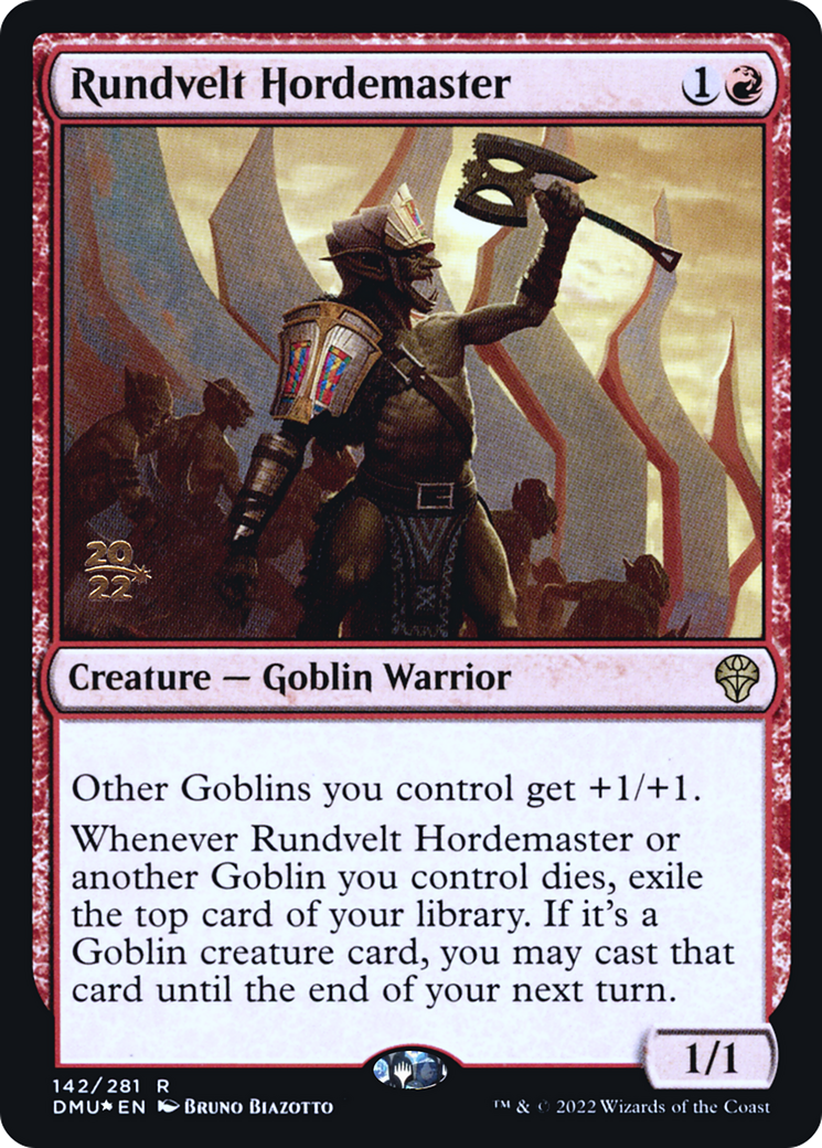 Rundvelt Hordemaster [Dominaria United Prerelease Promos]-1
